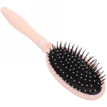 Расческа массажная «Manheten», овальная, цвет нежно-розовый, 6,5*24 см (блистер Ultramarine)