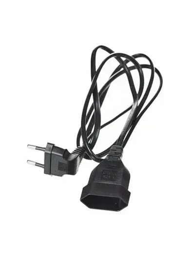 Удлинитель бытовой электрический 1 метр шнур с вилкой 90 градусов