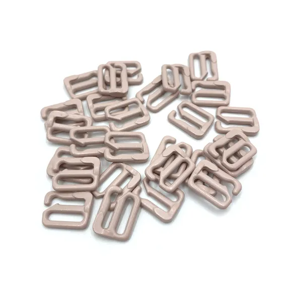 Крючок для бретели серебристый пион 10 мм (цв. 168), Arta-F