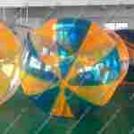 Аттракцион Водный шар ПВХ «Оранжево-синий», 2*2*2 м