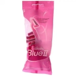 Станки одноразовые для бритья 5шт «Blue II» для женщин Loc