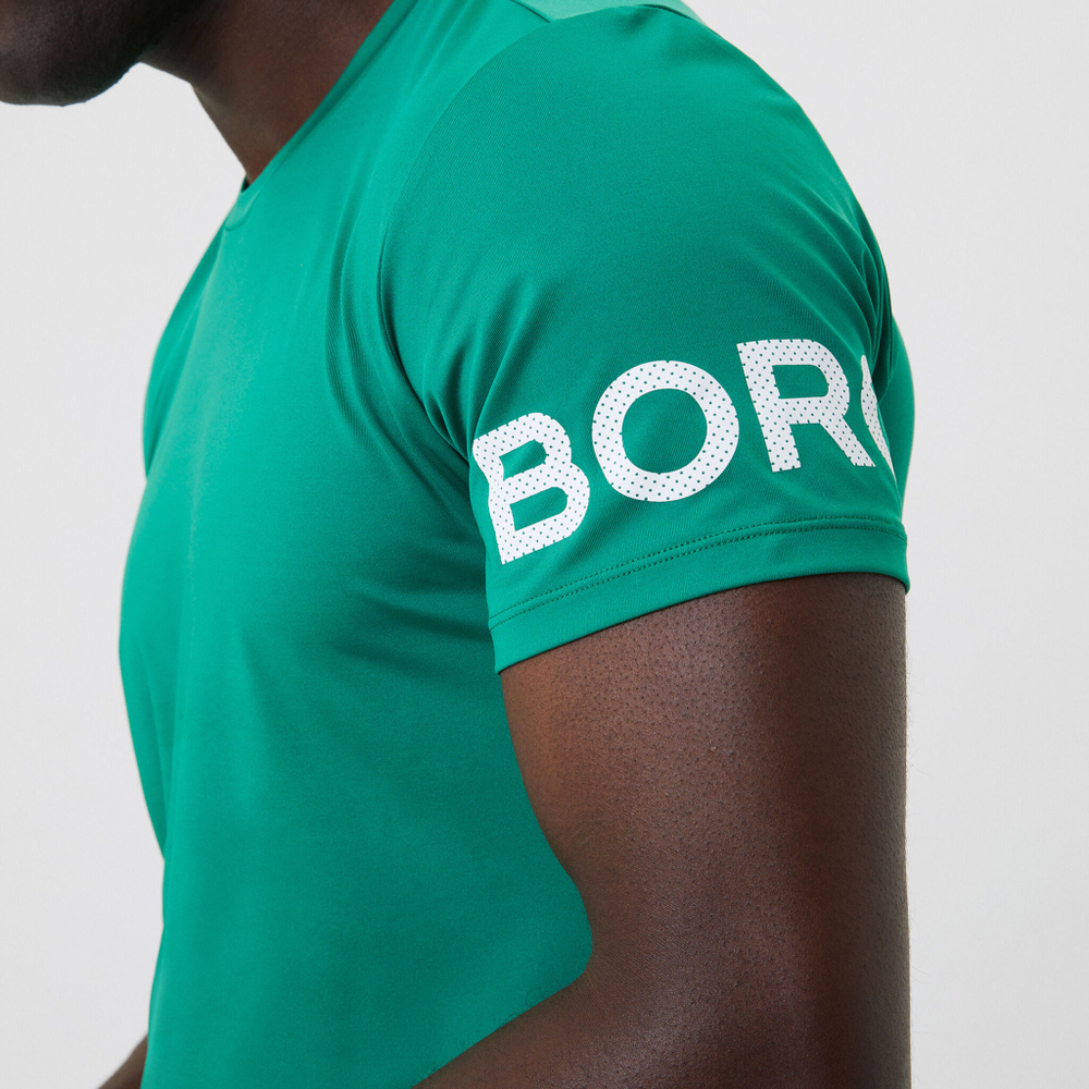 Мужское теннисное поло Björn Borg T-Shirt Men - Green
