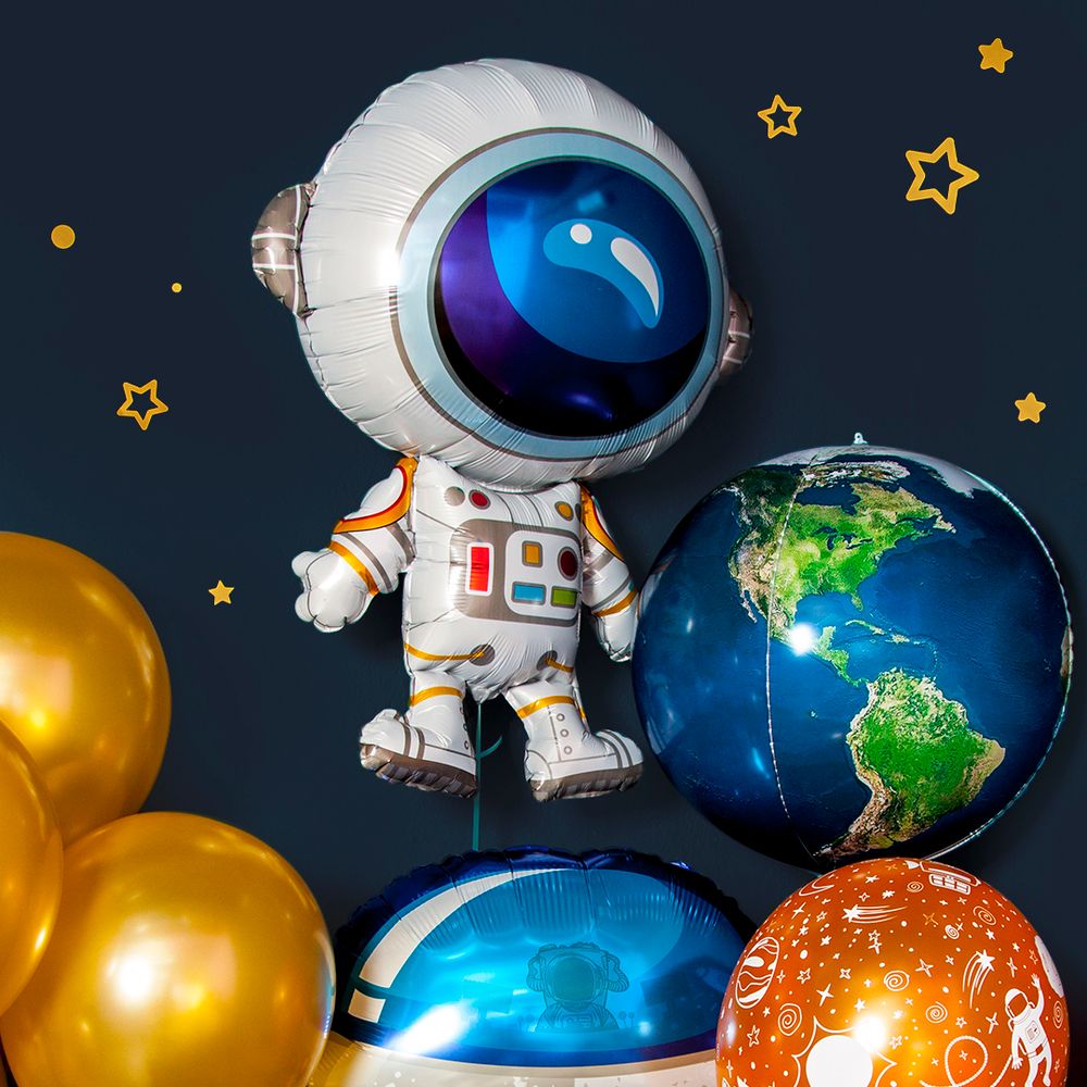 Шар (33"/84 см) Фигура, Космонавт