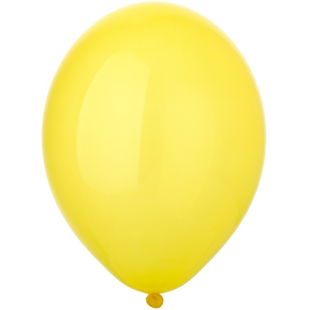 Латексный шар прозрачный с ярким оттенком, 36 см