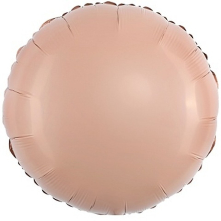 Ф 18'' Круг Винтажная роза Матовый 40 см.