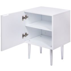 Тумба прикроватная Тропик Стайл Айс Сильвер левая