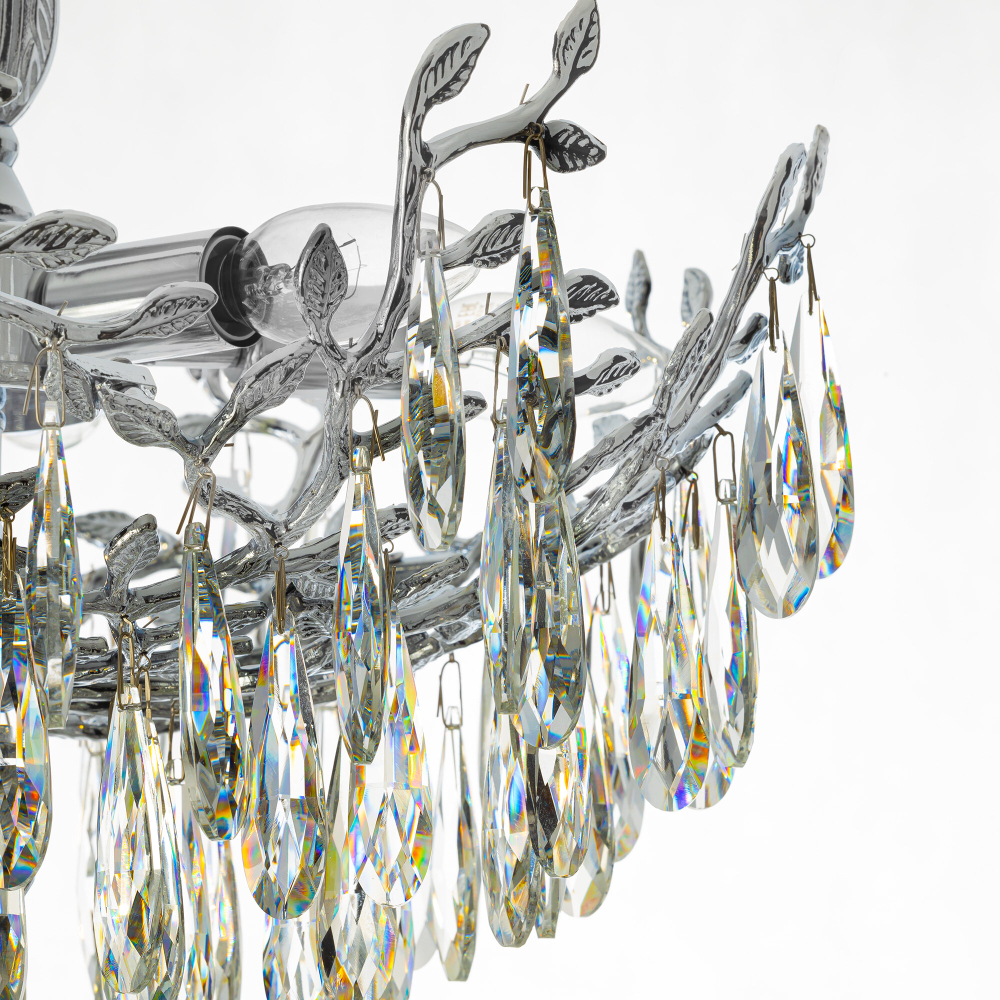 Citilux RITZ CL310261 Люстра хрустальная подвесная Хром