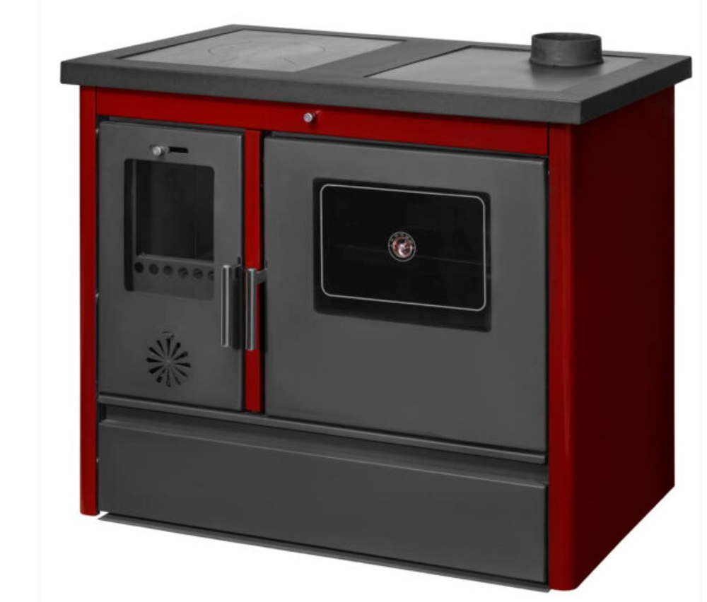 Печь отопительно-варочная со встроенной духовкой Hosseven 4050 LOTUS KLASSIC