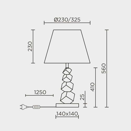 Настольная лампа Modelux ML.5501.01TL BS