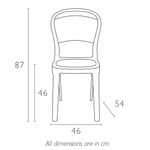 Стул прозрачный Siesta Contract Bo, прозрачный