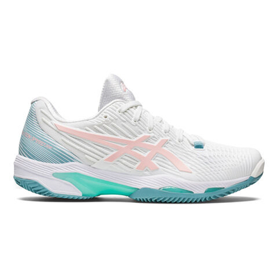 Женские теннисные кроссовки ASICS Solution Speed FF 2 Clay Court Shoe Women - White, Pink