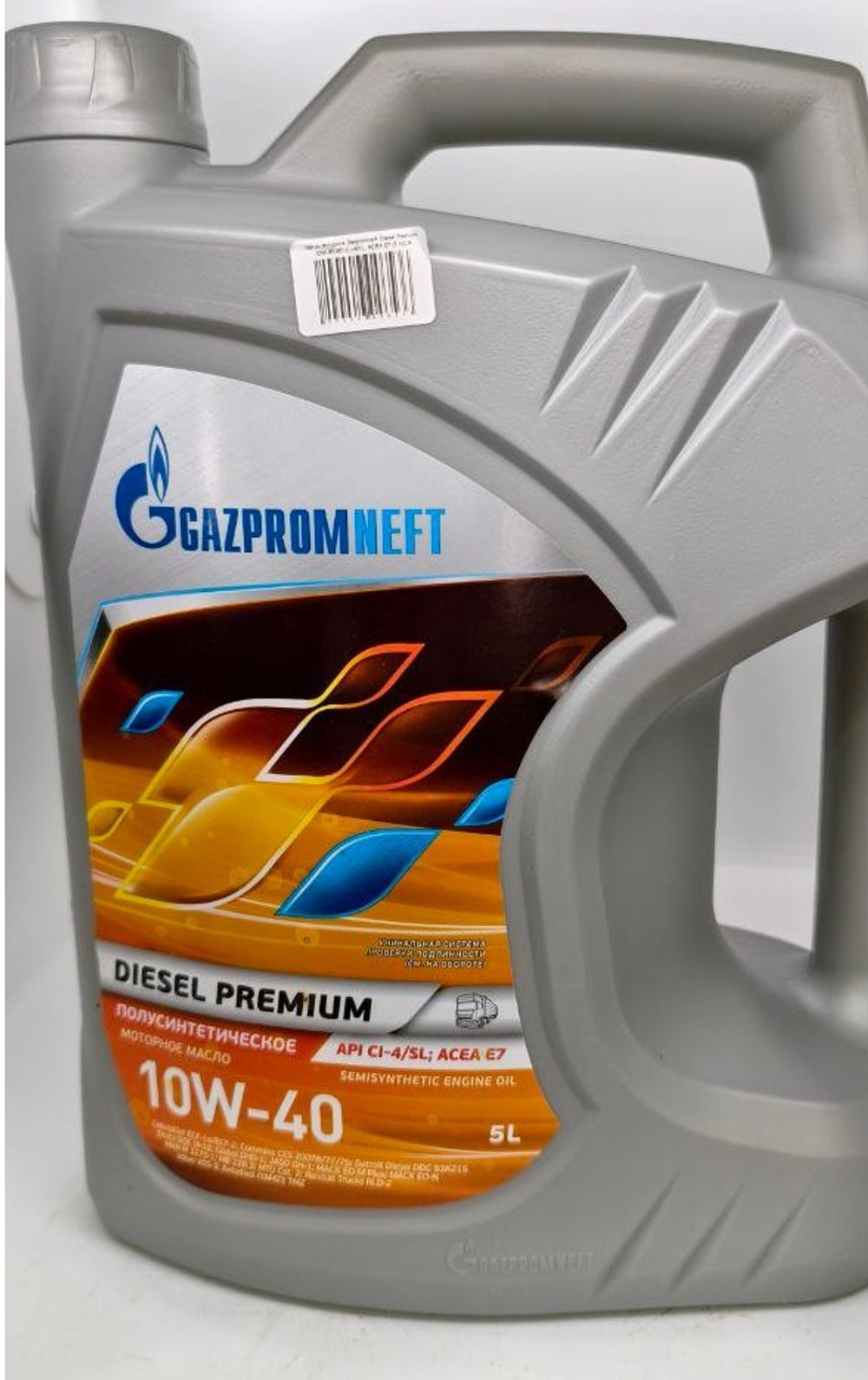 Масло моторное Gazpromneft Diesel Premium 10W-40 API CI-4/SL, ACEA E7 (5 л)