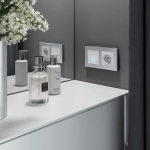 Рамка на 2 поста Aluminium (алюминий) W0021706