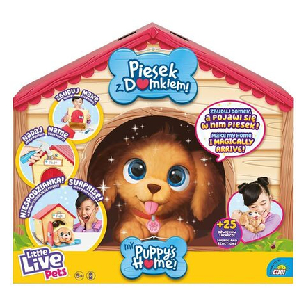 Интерактивная игрушка Cobi Little Live Pets Собака с домиком 26477