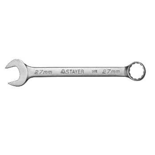 Ключ комбинированный 27 мм хромированный STAYER, 27085-27