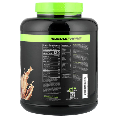 MusclePharm, Combat®, протеиновый порошок, со вкусом орчаты, 1,84 кг (4,1 фунта)