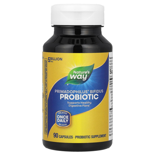 Nature's Way, Primadophilus®, бифидобактерии, пробиотик, 5 млрд КОЕ, 90 капсул