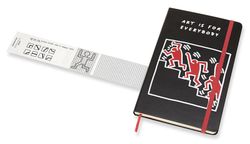 Блокнот Moleskine Limited Keith Haring Large 130х210мм 240стр линейка черный (LEKH01QP060)