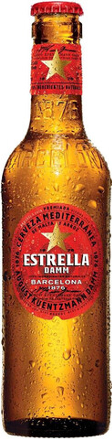 Пиво Эстрелла Дамм / Estrella Damm 0.33 - стекло