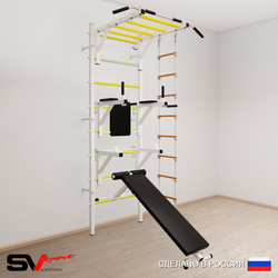 Шведская стенка Sv Sport 562 (Турник рукоход/Брусья/Стойка/Скамья/Лестница)