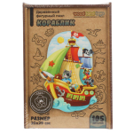 Пазл 105эл. "Кораблик" в деревянной коробке (Woodland)
