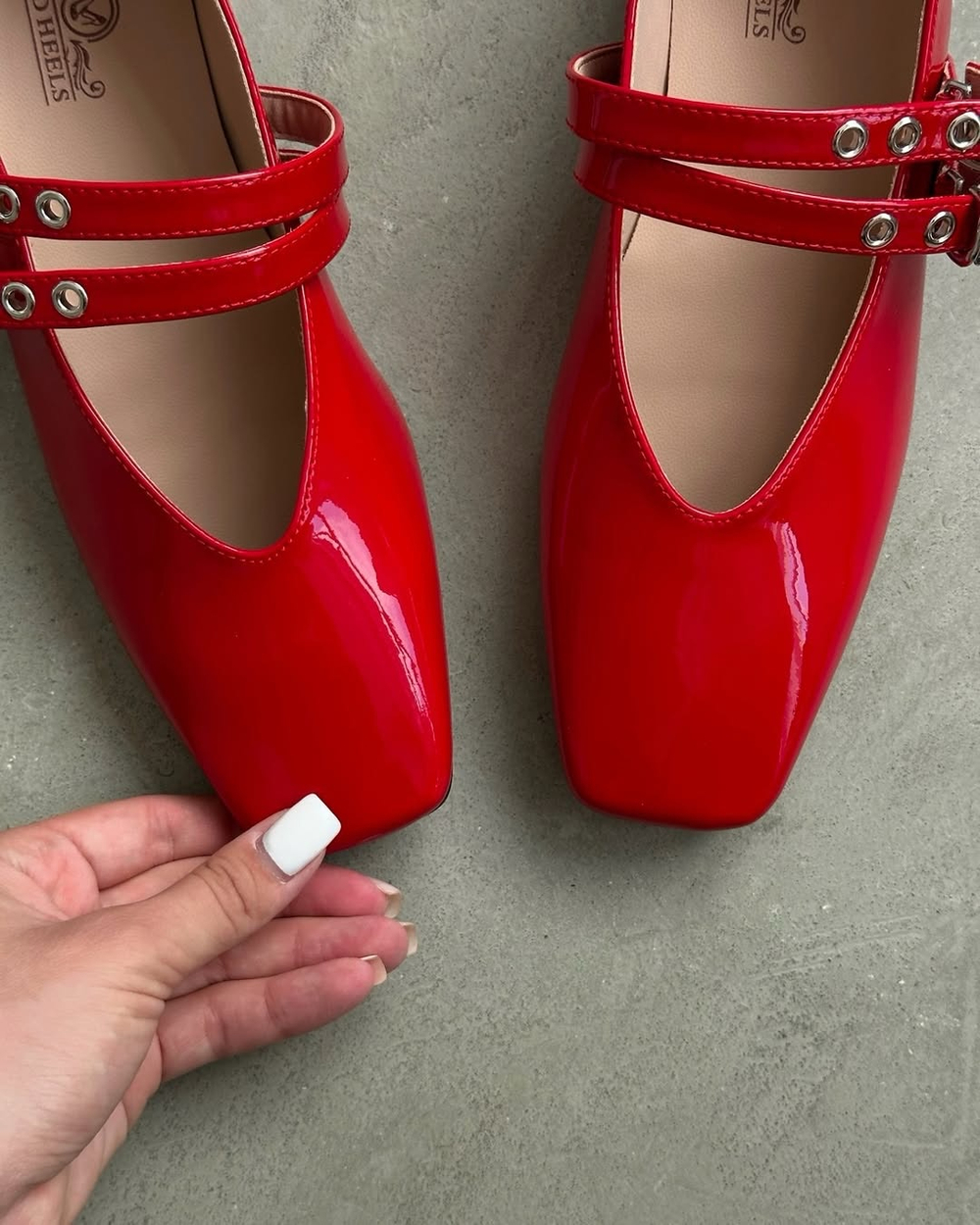 Балетки из натуральной кожи