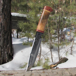 Нож туристический НС-05 (40Х10С2М) гравировка (Златоуст)
