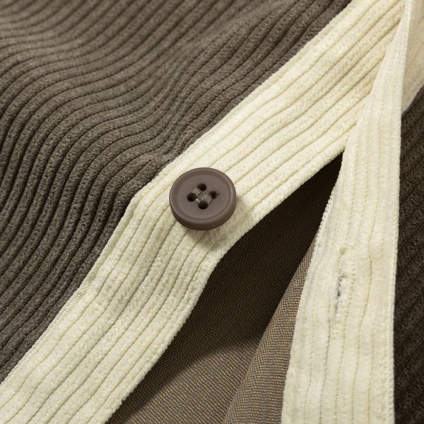 Рубашка Velvet Button Серо-Бежевая - фото 7