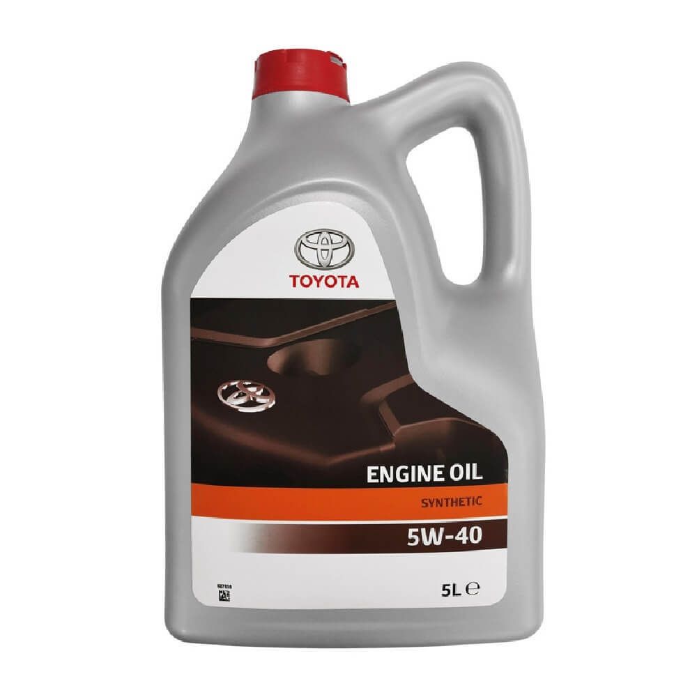 Масло моторное  синтетическое TOYOTA 5W40 &quot;ENGINE OIL 5W-40&quot; Пластик дилерское 5л