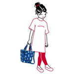 Сумка детская shopper xs abc friends blue
