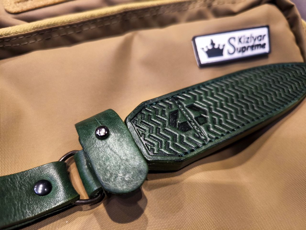 Кожаные ножны Combat олива