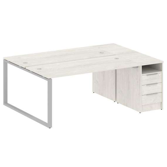 Метал Систем Рабочая станция с тумбой на О-образном м/к БО.РС-СТП-2.4