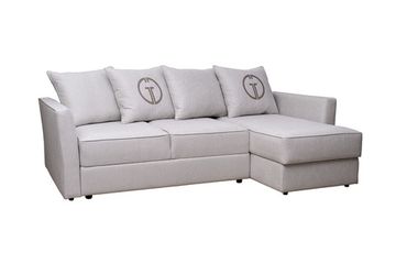 Диван Sorrento 230 с канапе трехмест.раскл (Еврокнижка) Koza3803-SVSER+Nev83 230*156*90см