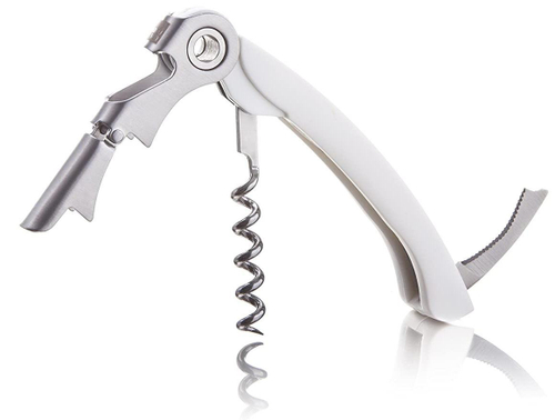 Штопор для вина двухшарнирный белый Vacu Vin