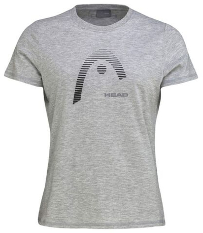 Женская теннисная футболка Head Club Lara T-Shirt - Gray