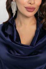 Блуза Шелковая сказка (сапфир) Б14381-34М LT Collection