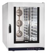 11000026897 Абат Конвекционная печь КЭП-10П, 10 уровней, 400х600 мм, нерж. камера, электронная панель, пароувлажнение, регулировка влажности от 0 до 100%, реверс, память на 110 программ, до 4-ех этапов в программе, без противней