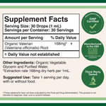 Double Wood Supplements - Valerian Root Drops - 30 x 1 fl oz servings