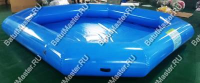 Квадратный надувной бассейн «Одноцветный» 3*3*0,5 м