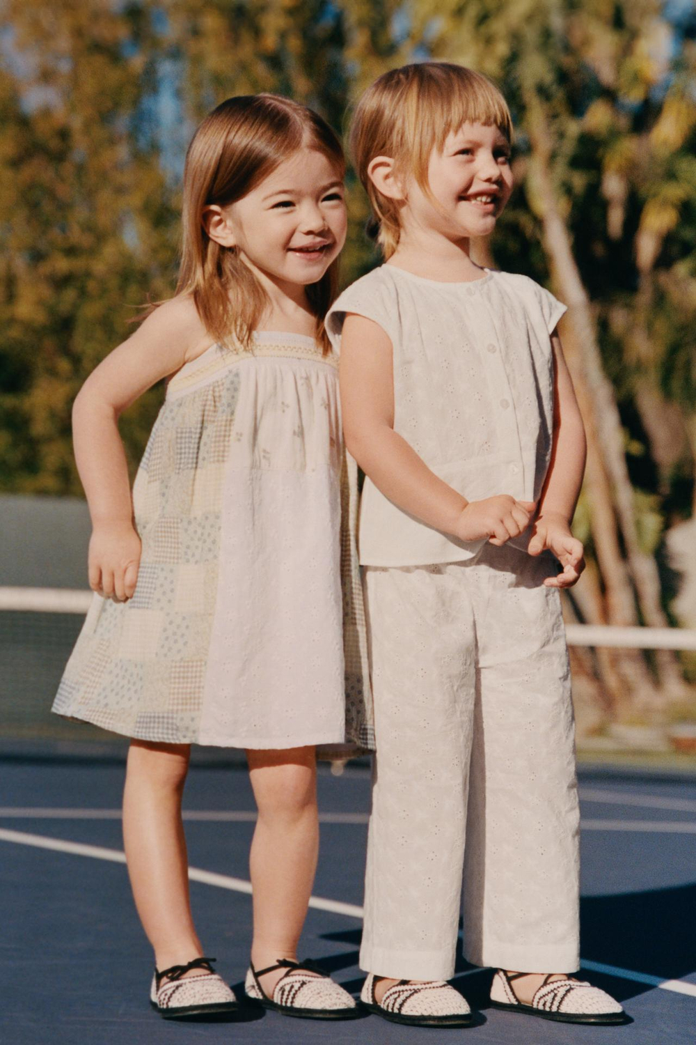 ZARA БРЮКИ-КЮЛОТЫ С ВЫШИВКОЙ — TIMELESZ, БЕЛЫЙ