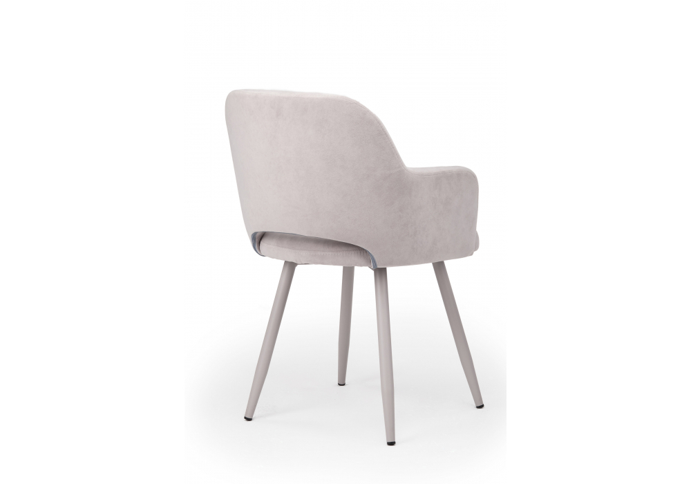 Стул на металлокаркасе Woodville Эолин 360 светло-серый (glory 36), серый