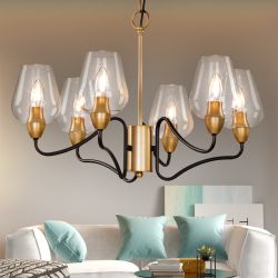 Люстра Rivoli Fresco 5045-206 6 * E14 40 Вт лофт - кантри | Rivoli