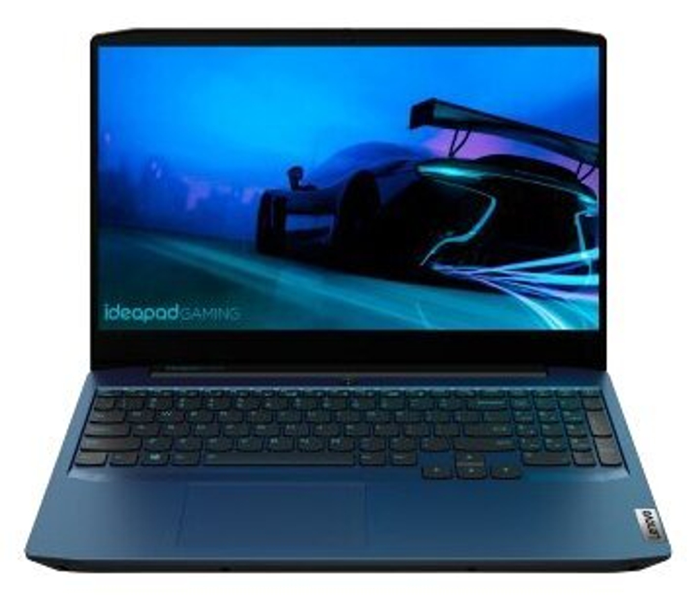 Ноутбук Lenovo Ideapad Gaming 3-15ARH05. CPU: AMD Ryzen 7 4800H 2.90 ГГц, RAM: 16 ГБ, SSD: 512 ГБ, GPU: GeForce GTX 1650 Ti 4 ГБ, OS: Free DOS, Состояние: A1