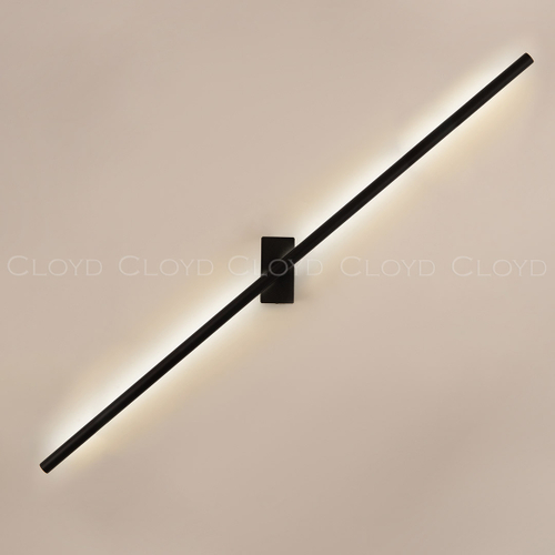 Бра Cloyd LINEAS-B W1 / выс. 100 см- 4000K - черный матовый (арт.20458)