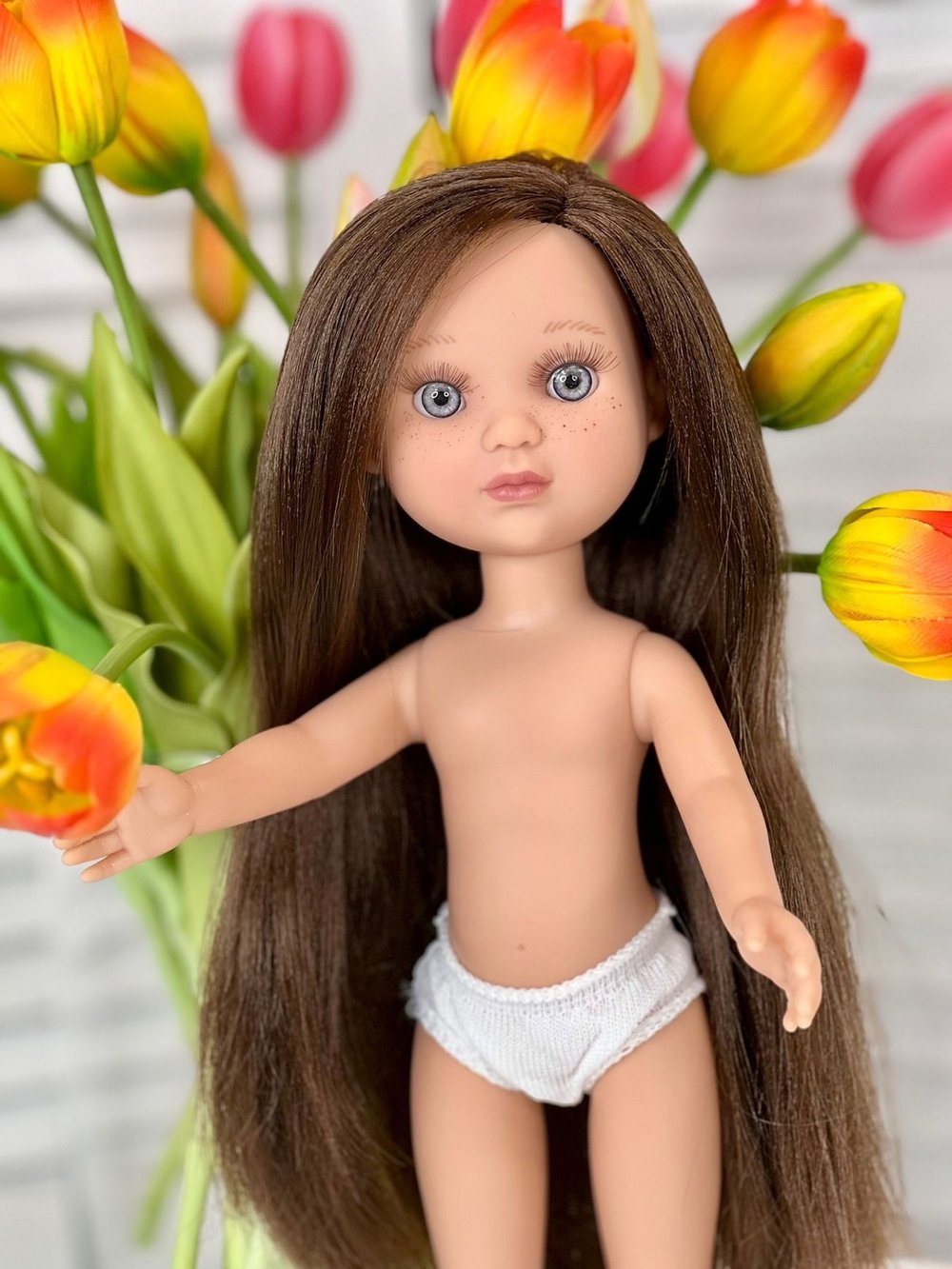 Кукла BERJUAN виниловая 35см Ева без одежды (2830)
