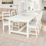 Раздвижной стол - IKEA NORDVIKEN/НОРДВКЕН ИКЕА, 210/289х105х75 см, белый