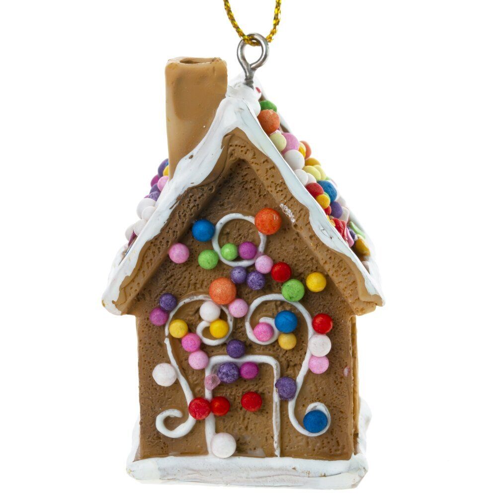 GAEM Изделие декоративное подвесное "Пряничный домик", L4 W4 H6 см, 2в.