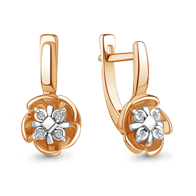 942669к Серьги из Золота с бриллиантами