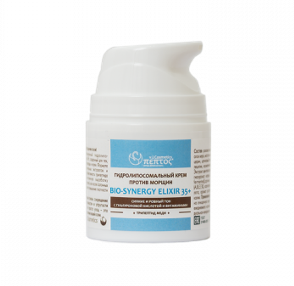 Гидролипосомальный крем против морщин BIO-Synergy Elixir 35+, ТМ VICOSMETIC