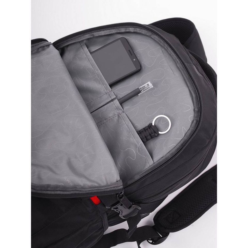 Рюкзак городской на 40 литров с usb разъемом 81669 (black)